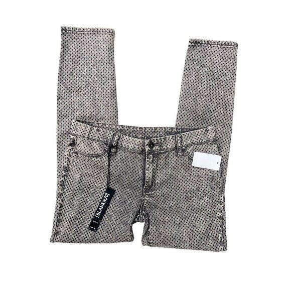 BLANKNYC Women’s Polka Dot Grey Low Rise Slim Skinny Jeans Size 30 - Picture 8 of 16
